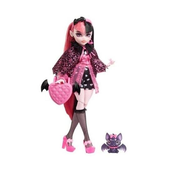 Monster High DRACULAURA G3 Reboot Vampire Doll & Count  Monster High Draculaura Doll G3 Reboot Vampire Vampy Fashion Count Fabulous